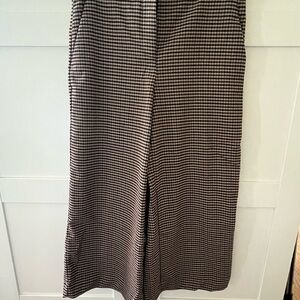 Mango Tweed wide leg trouser